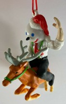 JACK-IN-THE-BOX Rodeo Reindeer Christmas Tree 4.25 in Ornament  - £10.15 GBP