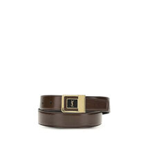 Saint Laurent Bicolor Calf Leather Bos Taurus Regular Belt Women - $747.99