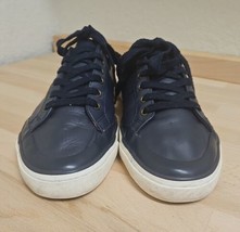 Polo Ralph Lauren IAN Blue Leather Sneakers Mens Size 10 D - £24.33 GBP