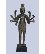 Antigüedad Khmer Estilo Standing Bronce Bayon Lokeshvara Estatua - 122cm... - £2,673.50 GBP