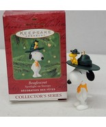 2001 Hallmark Keepsake Snoopy Beaglescout Spotlight on Snoopy #4 Ornament - $11.64