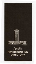 Stouffer&#39;s Riverfront Inn Directory 1969 St Louis Missouri  - £13.96 GBP