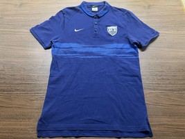 USMNT Soccer Men’s Blue Polo Shirt - Nike - 642256-421 - USA - Medium - £14.38 GBP