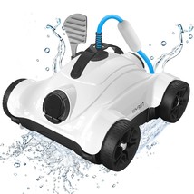 Robotic Pool Cleaner, Automatic Pool Vacuum With Dual-Drive Motors, 3 Ti... - £386.88 GBP