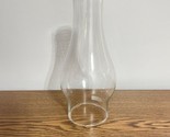 Clear Glass Bulge Chimney For Oil Lamp 8.25”High 3” Base Fitter &amp; 1.75”Top - £10.93 GBP