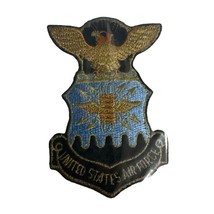 Vintage United States Air Force Patch, Gold Mylar 4.5&quot; X 3&quot; - $107.38 MXN
