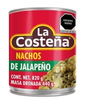 4X LA COSTENA JALAPENO FOR NACHOS ( PARA NACHOS ) - 4 CANS 820g EACH - F... - £30.56 GBP