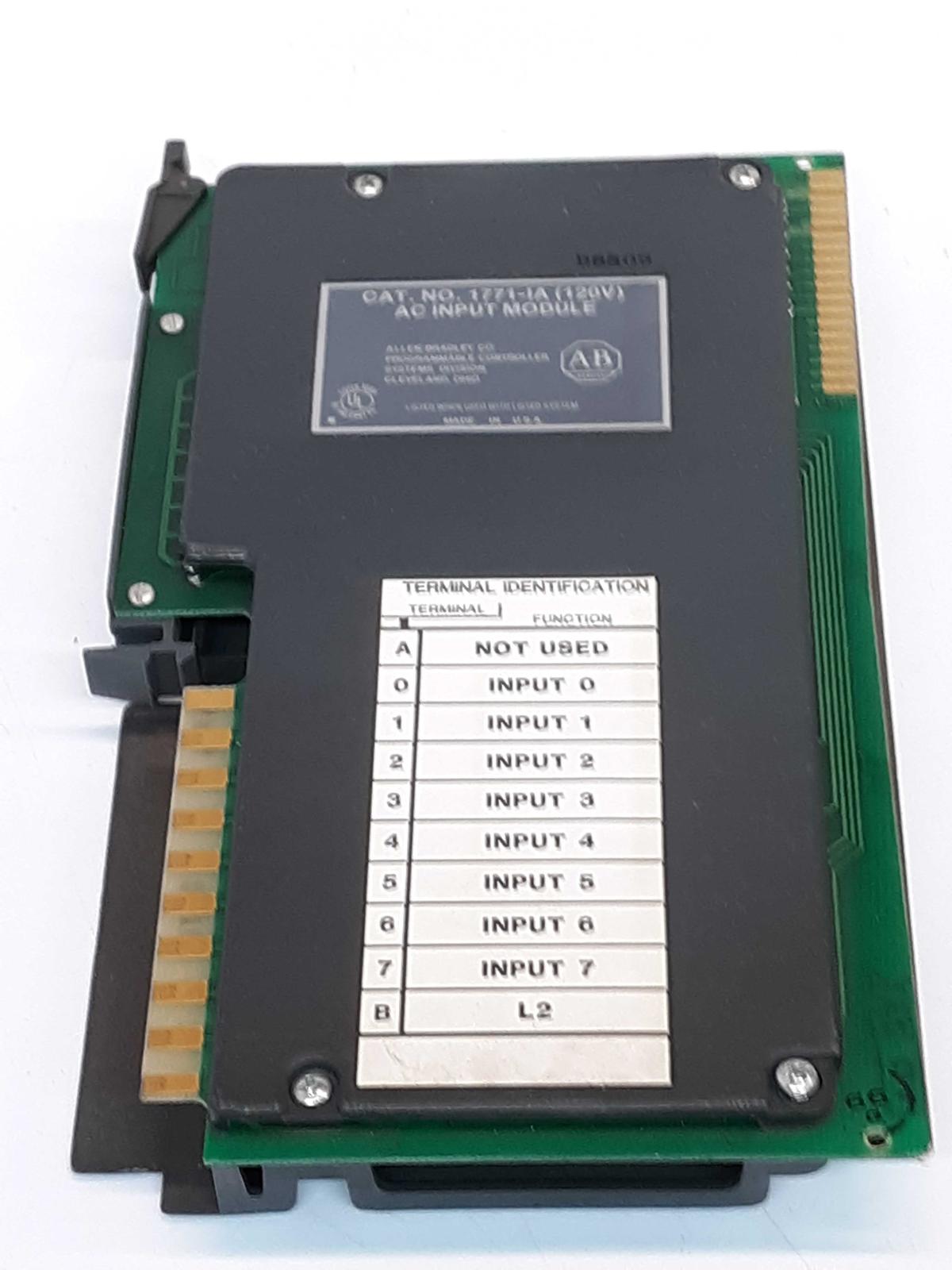 Allen Bradley 1771-IA AC Input Module 120 V  - $21.99