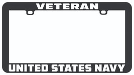 United States U.S. Navy Veteran License Plate Frame Tag Holder - £5.46 GBP