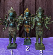 Ganesha Statue, Antique Khmer Style Thai Siam Standing Bronze Angkor Statue - 54 - £1,278.96 GBP