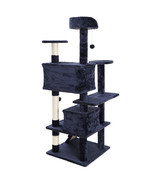 53&quot; Cat Tree Tower Activity Center Large Playing For Rest House Condo Blue - £69.52 GBP