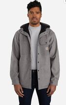 Carhartt Rain Defender Relaxed Fit Heavyweight Hooded Jacket Grey Men’s ... - $99.99