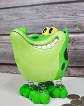 Whimsical Swamp Bayou Alligator Money Piggy Bank W/ Bobble Spring Legs F... - $403.38 MXN
