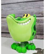 Whimsical Swamp Bayou Alligator Money Piggy Bank W/ Bobble Spring Legs F... - $400.16 MXN
