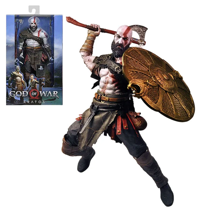 A 49323 god of war kratos action figure toys manga figurine 7 inch pvc collection model thumb200