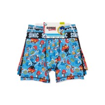 Sonic The Hedgehog Boys 4 Pack Boxer Briefs Size Large 10-12 Brand NEW - $6.87