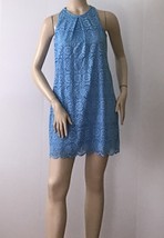 Speechless Blue Floral Lace Sleeveless Dress (Size S) - £12.02 GBP
