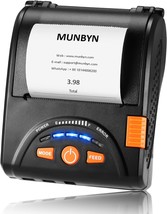 Munbyn Bluetooth Receipt Printer, 58Mm, Not Support Ios/Iphone/Ipad/Mac/Doordash - £62.19 GBP