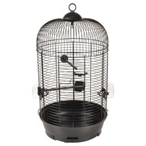 FLAMINGO Parakeet Cage Sanna 2 35x35x67 cm Black - £75.13 GBP