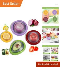 4PCS Avocado Saver &amp; Onion Storage - Silicone Fruit Containers, Dishwash... - $29.65