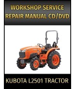 Kubota L2501 Tractor Service Repair Manual on CD - £16.04 GBP