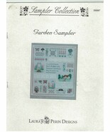 "Garden Sampler" by Laura J. Perin Designs (use your antique lace) Cross Stitch - $181.87 MXN
