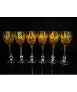 Faberge  Odessa  Gold Yellow Crystal Crystal Glasses   - $1,450.00