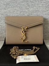 Saint Laurent $1795 Cassandra Wallet On Chain, New.! - £991.60 GBP