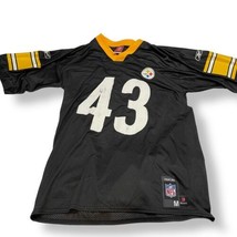Reebok Pittsburgh Steelers Troy Polamalu #43 Jersey Gold Collar Medium - $63.00