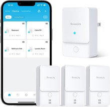 Goveelife Wifi Water Ieak Detector 2 For Home, Smart Water Ieak Sensor, ... - $61.96
