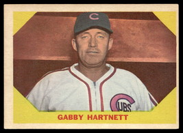 1960 Fleer Baseball Greats #29 Gabby Hartnett VG-EX-B108R12 - £23.25 GBP