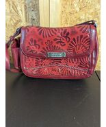 Marc Chantel red leather shoulder bag - €75,82 EUR