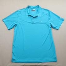 Callaway Mens Polo Golf Shirt Size XL Opti-Dri Breathable Sky Blue - $18.90