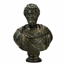 Marcus Aurelius Römische Kaiser Büste - Stoischer Philosoph Moldano Gips... - $54.99