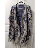 Baciano by Bacci Women&#39;s Cardigan Sweater Size: Small CUTE Fringe Wool B... - £18.67 GBP