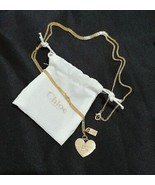 NEW Genuine CHLOE Love Story designer Heart Perfume Bottle Long pendant ... - $69.90