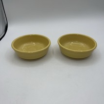 Fiesta Yellow 5.5” Bowls Cereal Bowls HLC Made In USA - £12.78 GBP