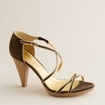 J. Crew Made in Italy Soleil Nubuck Platform Heels - £47.98 GBP