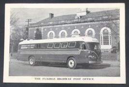 VTG 1950 First Trip Highway Post Office Bus Muskogee &amp; Oklahoma City Postcard - £17.14 GBP