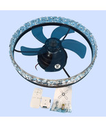 19.7&quot; Ceiling Fan w/ Dimmable Lights and Remote 3 Color LED Low Profile ... - $44.98