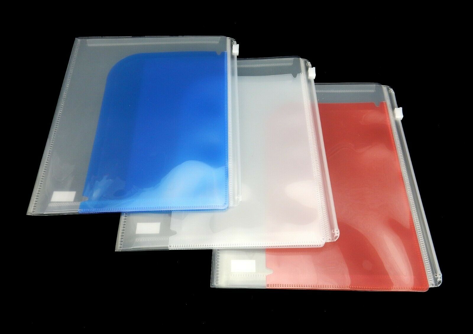 Mini Document Folder, Inner Cover Slip Pockets, Slide Lock Pouch, Sweda#... - $6.95