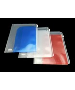 Mini Document Folder, Inner Cover Slip Pockets, Slide Lock Pouch, Sweda#... - $9.53 CAD