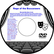 Rage of the Buccaneers 1961 DVD Movie  Ricardo Montalban Vincent Price Giulia Ru - £3.91 GBP