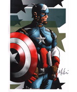 Mike McKone SIGNED Marvel Comic Super Hero Avengers Art Print ~ Captain ... - $564.31 MXN