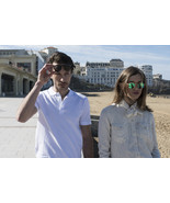 PALOALTO MARYLAND WOOD Sunglasses Fashion Polarized Full Frame Round Bamboo - £47.10 GBP