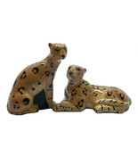 Leopard 23178 Exotic Jungle 3D Ceramic Salt &amp; Pepper Shaker Set Tre Sore... - $433.52 MXN