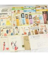 Lot Of 28 Vintage Sewing Advance Simplicity McCall’s Butterick MCM Mid C... - $898.67 MXN