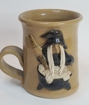Witch Witches Brew Cauldron 3 Dimensional Ugly Mug Pottery Ogwen Wales Studio 3D - £25.42 GBP