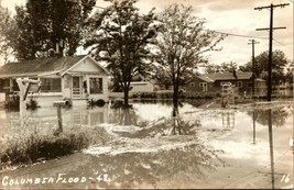 RPPC 1948 Columbia Fiume Flood Vanport Oregon O Unp Vtg Cartolina - £12.59 GBP