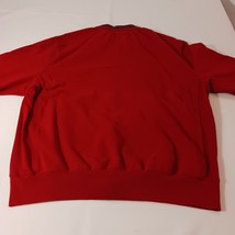 American Living Men's Red Cotton Blend Full Zip Polo Jacket Long Sleeve Size XL image 14